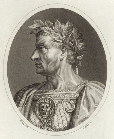 Galba Cezar, cesarz rzymski autorstwa Tiziano Vecelli