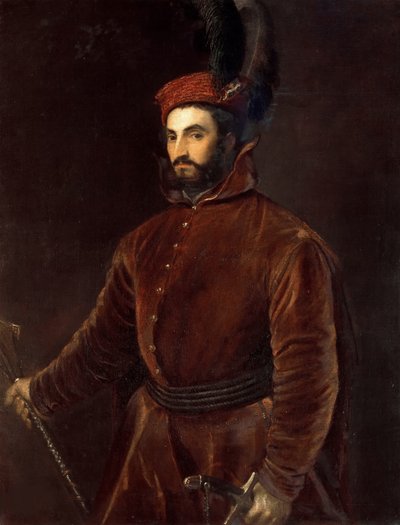 Portret Ippolita de Medici 1511-1535, ok. 1533-1534. autorstwa Tiziano Vecelli