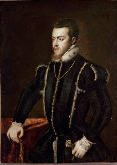 Portret Filipa II autorstwa Tiziano Vecelli