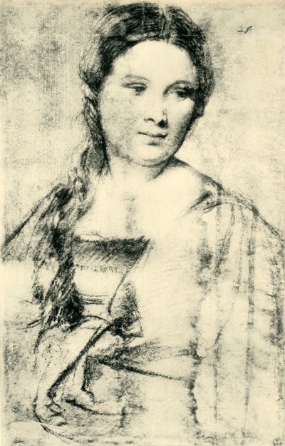 Portret młodej kobiety, c1515, 1943. autorstwa Tiziano Vecelli
