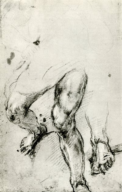 Studium męczeństwa św. Wawrzyńca w Wenecji, ok. 1550, 1937 r. autorstwa Tiziano Vecelli