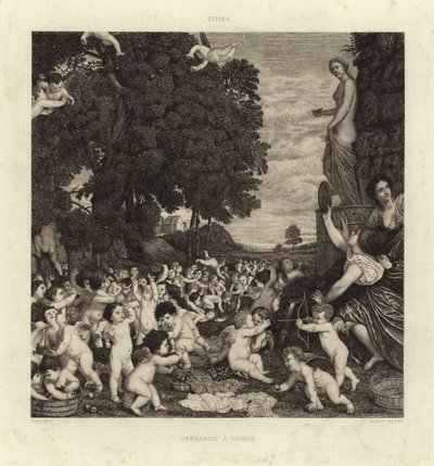 Kult Wenus autorstwa Tiziano Vecelli