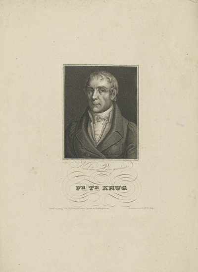 Portret Wilhelma Traugotta Kruga 1770-1842, 1828-1829. autorstwa Tobias Falcke