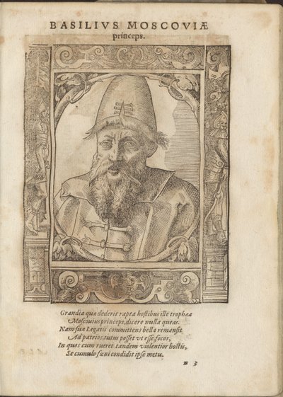 Portret cara Iwana IV Groźnego 1530-1584 autorstwa Tobias Stimmer