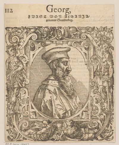 Portret Skanderbega autorstwa Tobias Stimmer