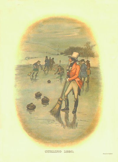 Curling, 1820, c1910. autorstwa Tom Browne