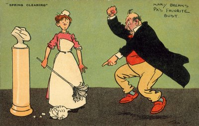 Mary łamie ulubiony biust Pa (kolor lito) autorstwa Tom Browne