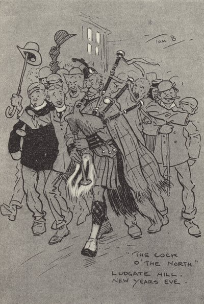 Kogut Północy, Wzgórze Ludgate, Sylwester autorstwa Tom Browne