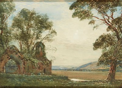 Stara Kaplica, Carse of Gowrie (akwarela) autorstwa Tom Scott