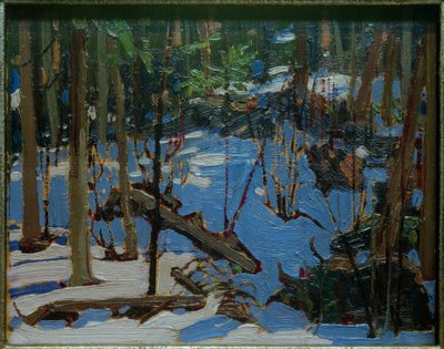 Zima w lesie autorstwa Tom Thomson