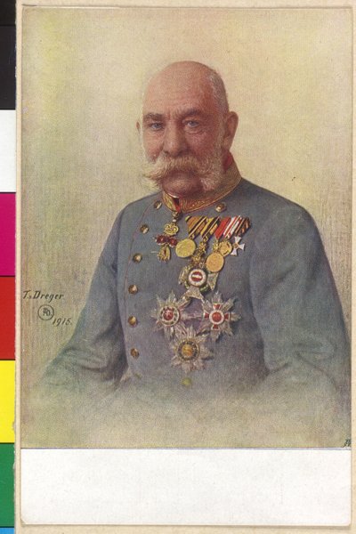 Cesarz Austrii Franciszek Józef I autorstwa Tom von Dreger