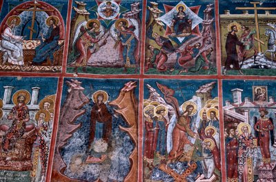 Klasztor Moldovita (fresk) autorstwa Toma de la Suceava
