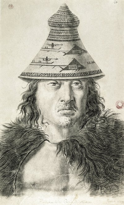 Tlupanamabu, kacyka wyspy Nutka (wyspa Nootka) autorstwa Tomas Suria