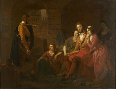 Lafayette w więzieniu w Olmütz, 1850 autorstwa Tompkins Harrison Matteson