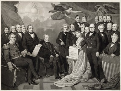 Unia, 1852 (rycina na papierze plecionym) autorstwa Tompkins Harrison after Matteson