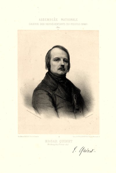 Edgar Quinet by Toullion autorstwa Tony Toullion