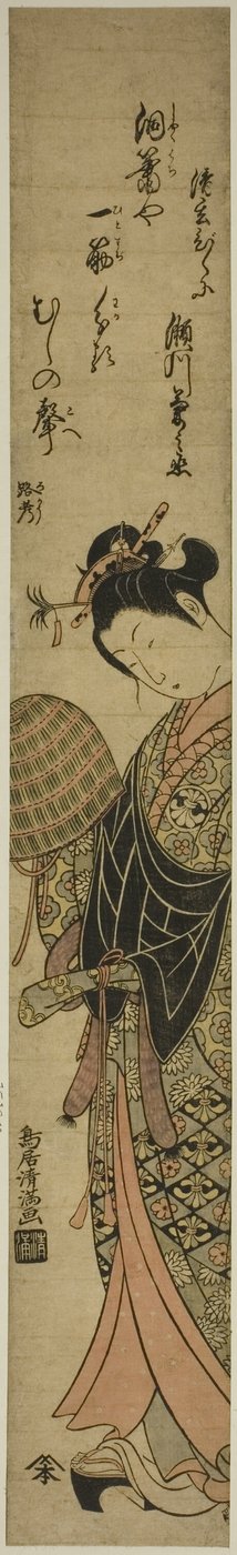 Aktor Segawa Kikunojo II jako zakonnica Seigen autorstwa Torii Kiyomitsu I