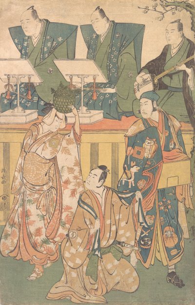 Scena z dramatu, ca. 1788. autorstwa Torii Kiyonaga