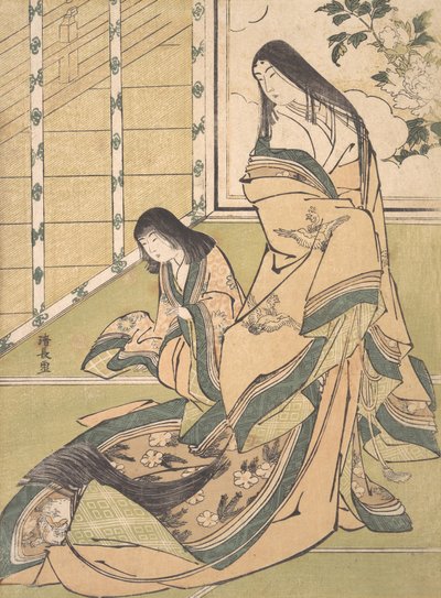 Trzecia Księżniczka Onna San no Miya, ca. 1781-89. autorstwa Torii Kiyonaga