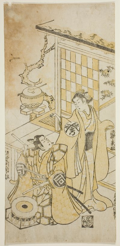 Takinaka dr Hidematsu dr Sanogawa dr Ichimatsu dr. autorstwa Torii Kiyonobu II