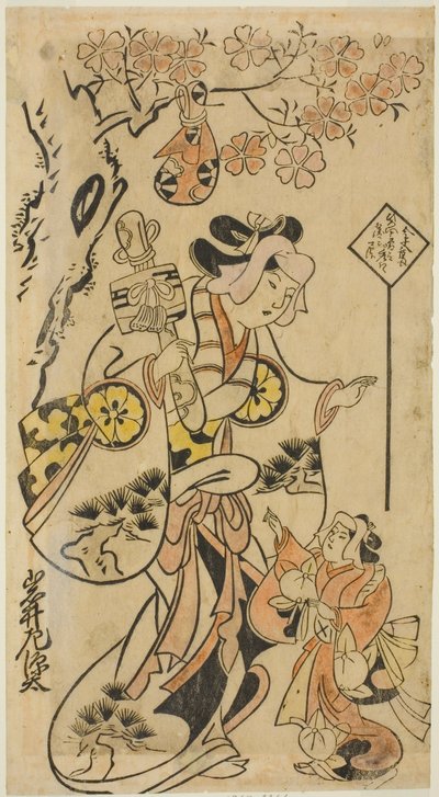 Aktor Iwai Sagenta I autorstwa Torii Kiyonobu I