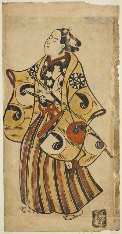 Aktor Nakamura Denkuro I autorstwa Torii Kiyonobu I
