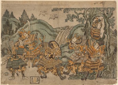 Minamoto no Yoritomo autorstwa Torii Kiyoshige