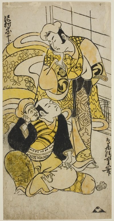 Sawamura Sojuro Doktor jako Soga no Juro autorstwa Torii Kiyoshige