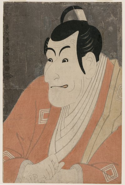 Ichikawa Grape Dyeing Doctor V jako Takemura Sada no Kokoro, 1794. autorstwa Toshusai Sharaku