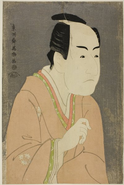 Teac i Monnosuke Ichikawa autorstwa Toshusai Sharaku