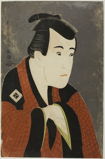 Aktor Ichikawa Yaozo III jako Tanabe Bunzo autorstwa Toshusai Sharaku