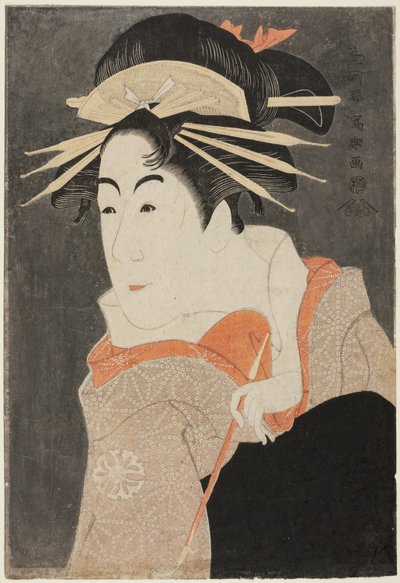 A c i a r Matsumoto Yone Saburo Jako ninja Tej postaci Kor Te-san Niektóre miejsca na Keshozace autorstwa Toshusai Sharaku