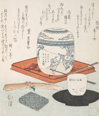 Herbaciane Rzeczy, XIX wiek. autorstwa Totoya Hokkei
