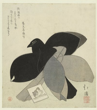 Dwa latawce autorstwa Totoya Hokkei