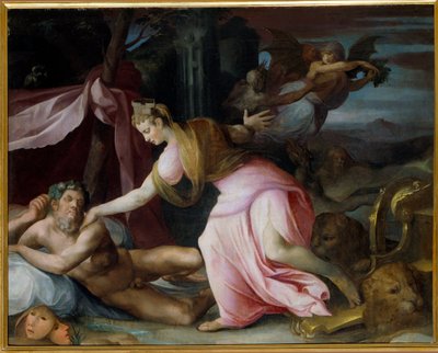 Cybelle Awakening Morphee Malarstwo All Saints Dubreuil (1561-1602) autorstwa Toussaint Dubreuil