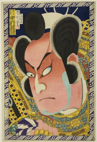 Naomi Kumagai autorstwa Toyohara Kunichika