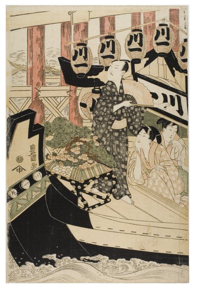 Aktorzy w dwunastu miesiącach autorstwa Toyokuni Utagawa