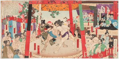 Toyotomi Hideyoshi 1537-1598) Namalowany przez Kato Kiyomasę (1562-1611). Ilustrowane przez Yutakę Utagawę (1859-1886) autorstwa Toyonobu Utagawa