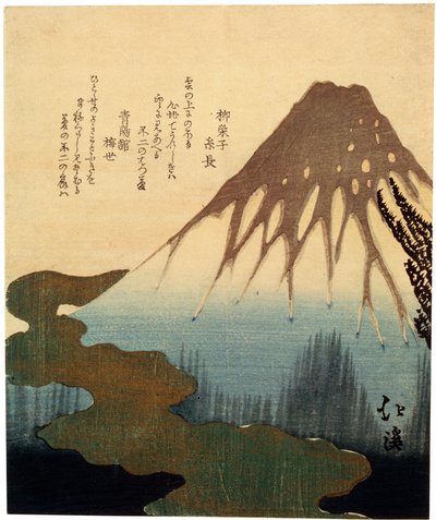 Góra Fuji. 19 wiek. autorstwa Toyota Hokkei