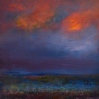 Resplendence, 2019 (olej na płótnie) autorstwa Tracy Lambros