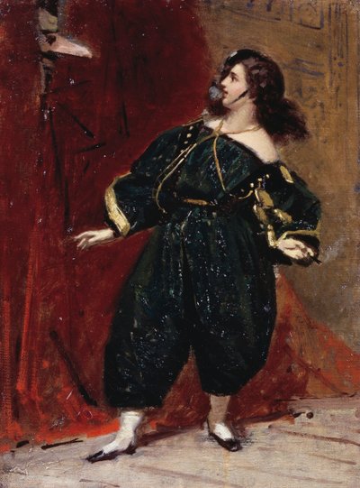 Maska Bersagliere, Tranquillo Cremona (1837-1878) autorstwa Tranquillo Cremona