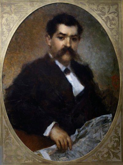 Portret pana Deschamps autorstwa Tranquillo Cremona
