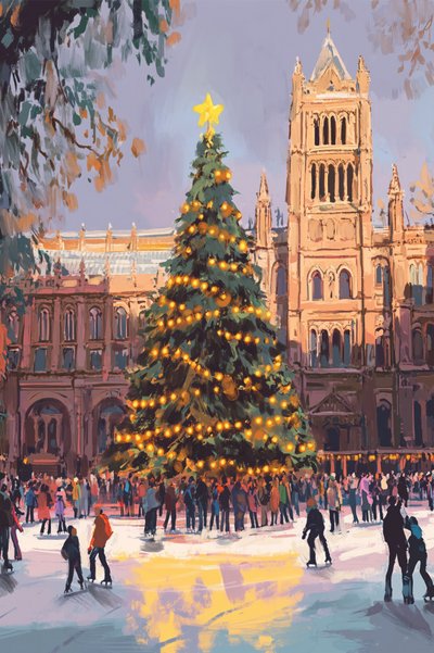 Brightchristmascityno03 autorstwa Treechild