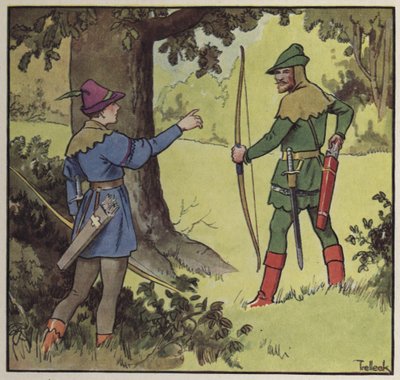 Robin Hood i jego Merry Men (kolor lito) autorstwa Trelleek Trelleek