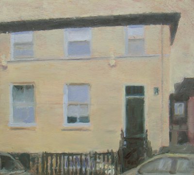 Miejsce do życia 1, 2010 (olej na sklejce) autorstwa Trevor Burgess
