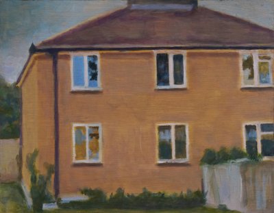 Miejsce do życia 37, 2012 (olej na sklejce) autorstwa Trevor Burgess