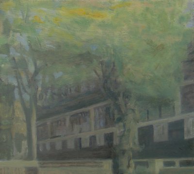 Miejsce do życia 3, 2010 (olej na sklejce) autorstwa Trevor Burgess