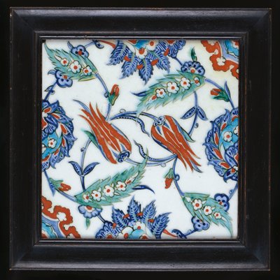 Płytka ceramiczna Iznik, ok.1580 autorstwa Turkish School