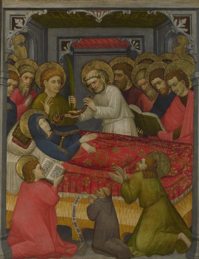 Śmierć Dziewicy, c.1425 autorstwa Tyrolese