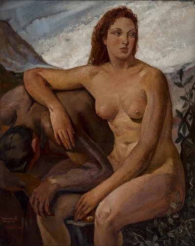 Adam i Ewa, 1930. autorstwa Ubaldo Oppi